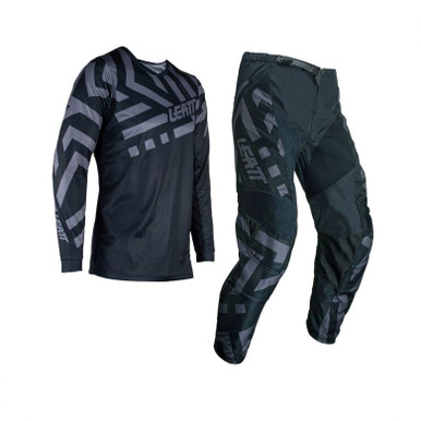 Leatt Moto 3.5 Ride Kit Stealth Jersey and Pant Combo - Motorcycle