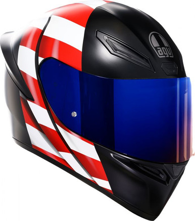 AGV K1 S US Flag Helmet - Motorcycle Closeouts by Rider Approved LLC