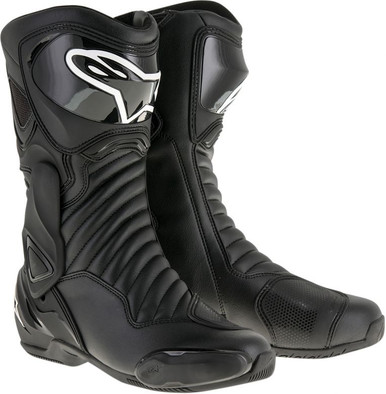 Alpinestars SMX-Sバイクブーツ ブラック/ホワイト SMX S - Motorcycle Boots | Alpinestars®