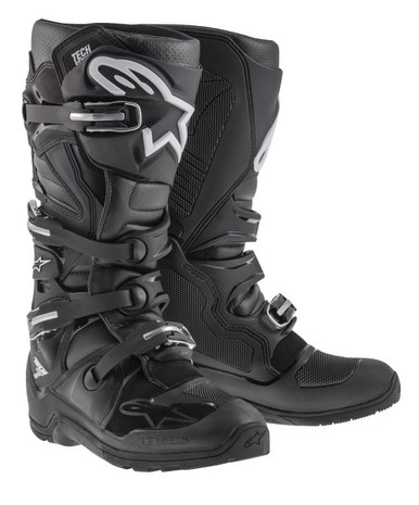 Alpinestars Tech 7 Enduro Black Boots - Motorcycle Closeouts by
