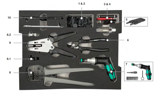 Staubli PV-Installer Tool Case SET