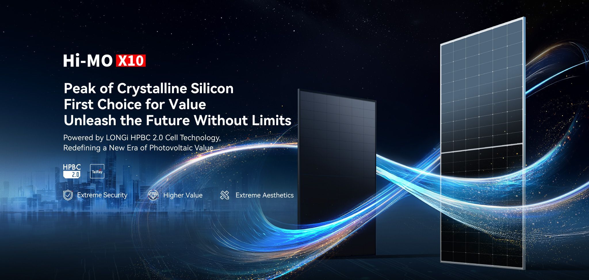 Longi 630-650 Watt Hi-Mo X10 Explorer Solar Panel