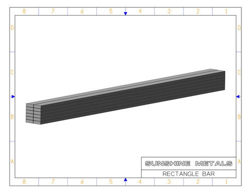 2024 1.5x2" T3511 Rectangle Bar  Extruded  (IN0000728)