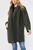 Ladies Teddy Bear Soft Wool Blend Jacket Coat Khaki Unit Price £17.99