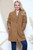 Ladies Teddy Bear Soft Wool Blend Jacket Coat Tan Unit Price £17.99