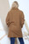 Ladies Teddy Bear Soft Wool Blend Jacket Coat Tan Unit Price £17.99