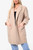 Ladies Teddy Bear Soft Wool Blend Jacket Coat Stone Unit Price £17.99