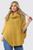Ladies Cable Knitted Cowl Neck Poncho Mustard Unit Price £15.99