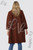 Ladies Teddy Bear Wool Blend Waterfall Jacket Coat Rust Unit Price £17.99