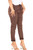 Ladies Plain Magic Trousers Size 3 Chocolate Unit Price £9.99