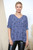 Ladies Abstract Effect Print Fine Knit Jumper Top Denim Unit Price £11.99