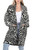 Ladies Animal Leopard Print Coat White Unit Price £24.99