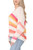 Ladies Big Stripe Long Sleeve Jumper Cerise Stripe Unit Price £21.99