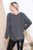 Ladies Applique Heart Detail Jumper Charcoal Unit Price £13.99