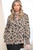 Ladies Leopard Print Tie Neck Detail Blouse Top Tan Unit Price £13.99