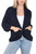 Ladies Cable Knit Cardigan Navy Unit Price £15.99