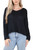 Ladies Long Sleeve Fluffy Jumper Navy Unit Price £17.99