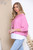 Ladies Plain 2 Layer Top With Necklace Pink Unit Price £11.99