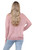 Ladies Long Sleeve 2 Layer Top Dusty Pink Unit Price £17.99