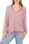Ladies Long Sleeve 2 Layer Top Dusty Pink Unit Price £17.99