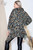 Ladies Animal Print Cowl Neck Tunic Top Khaki Unit Price £15.99