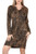 Ladies Animal Print Tunic Top Dress Tan Unit Price £17.99