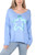 Ladies Foil Star Graphic Jumper Top Denim Unit Price £13.99