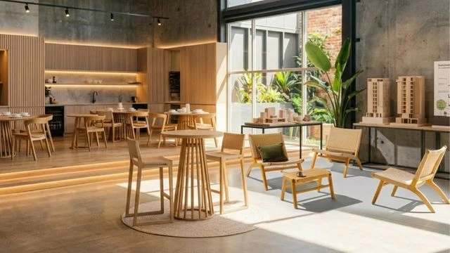 Woodley Furniture Collection for Hire | Contemporary Event Furniture Hire Ireland