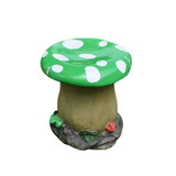 Toadstool Green and White