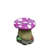 Toadstool Purple and White