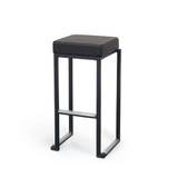 Cube Black Bar Stool