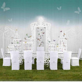 Chloe White Chameleon Chair (Full Cover)