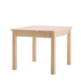 Block Wooden Coffee Table in Oak Effect