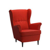 Wingback Armchair Red Wingback Armchair Red