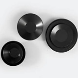 Black Round Plate 23cm (Pack Size 10) 2