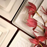 White Square Side Plate 6.5in (Pack Size 10) 2