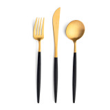 Goa Black & Gold Dinner Fork (Pack Size 1)