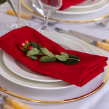 Red Linen Napkin 20in x 20in