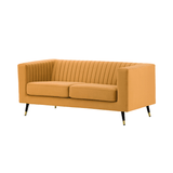 Capri 2 Seater Sofa Mustard