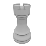 Giant Chess Piece, Rook White