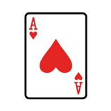 Giant Playing Card  - Ace of Hearts