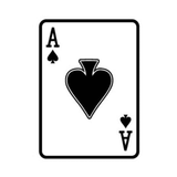 Giant Playing Card  - Ace of Spades