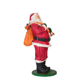 Santa With Bell And Sack Of Presents