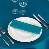 Silk Taffeta Napkin Teal 20in x 20in