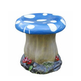 Blue Toadstool Stool