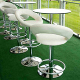 Aurora Bar Stool White