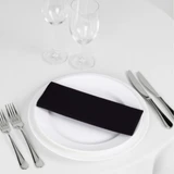 Silk Taffeta Napkin Black 20in x 20in