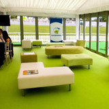 Avocado Ottoman Lime Green