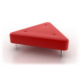 Triangle Ottoman Red Triangle Ottoman Red
