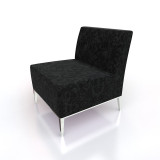 Black Essex armchair for hire